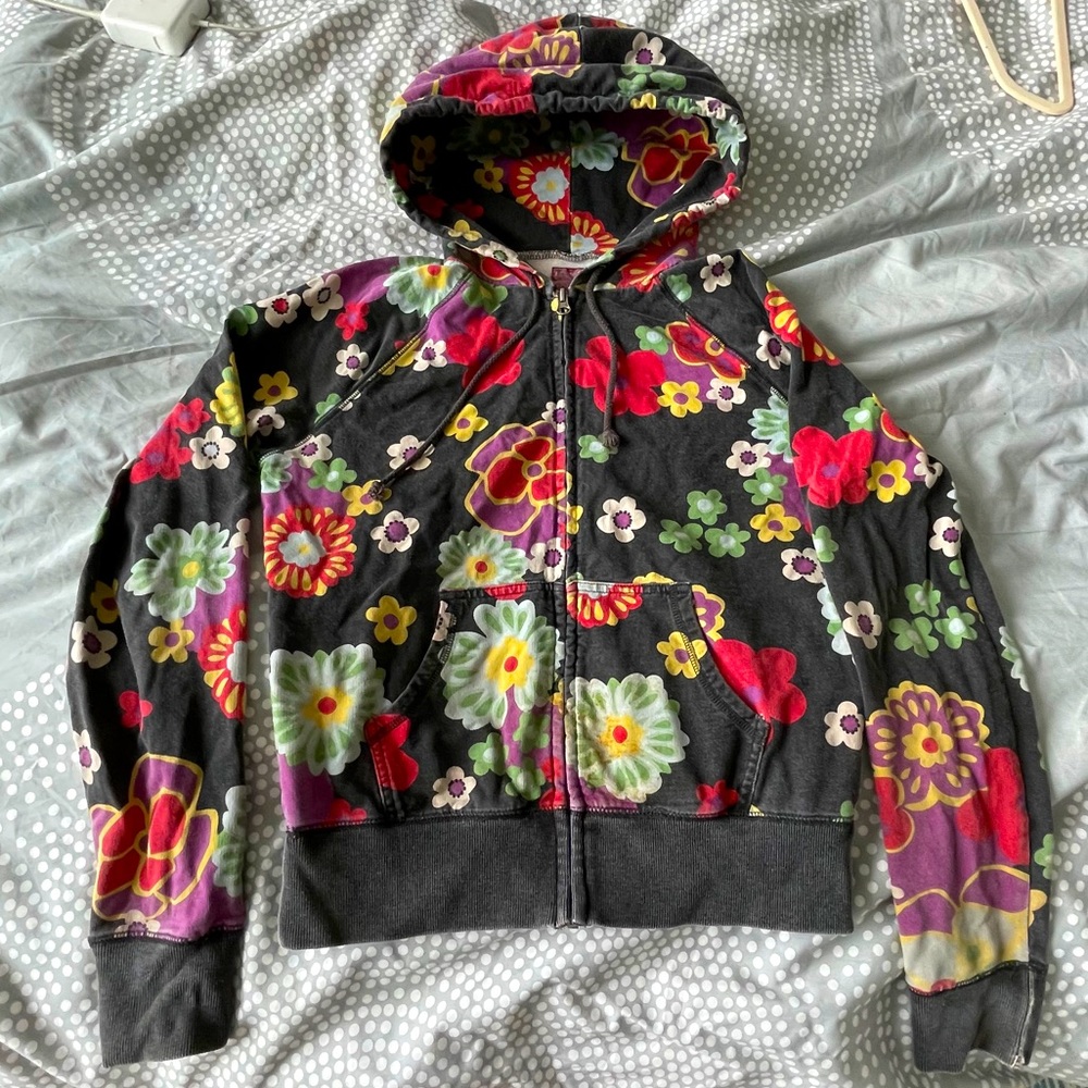 Lucky Brand Vintage zip up hoodie